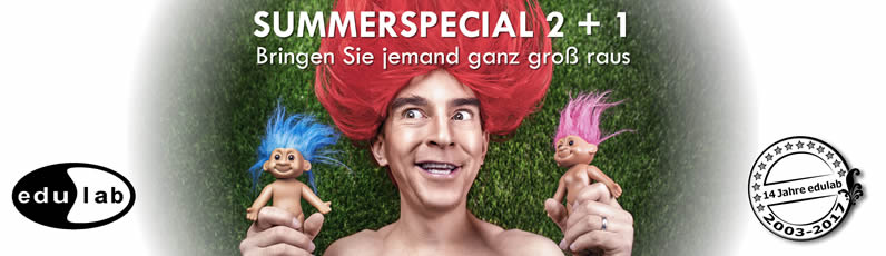2plus1 Sommer-Aktion Seminar-Angebot
